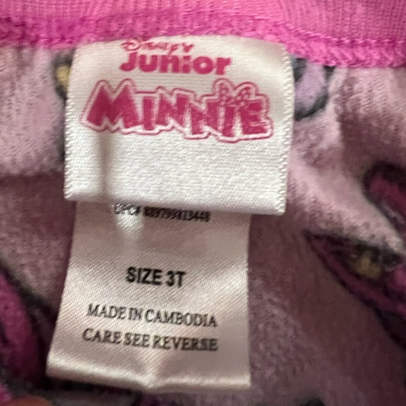 Carter's Bundle of 3 Purple and Pink Footie One Pieces Soft Pajamas Size 3T - Picture 5 of 7